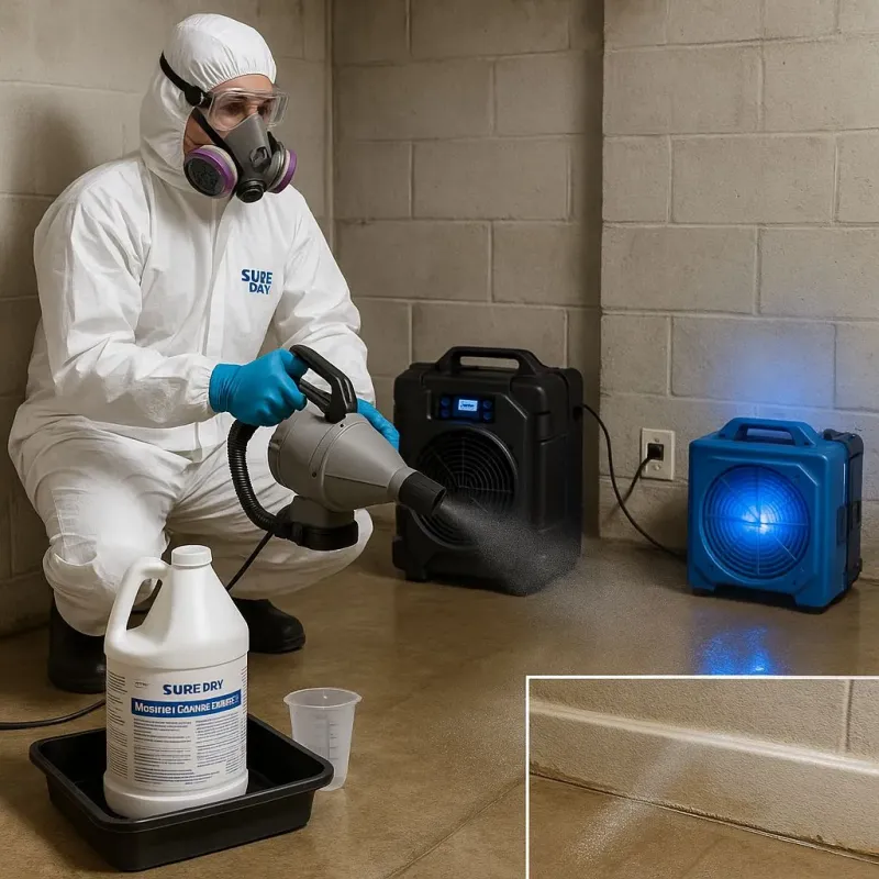 Sanitization and Odor Removal process in Suncook, NH